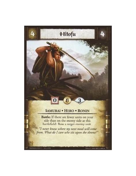Hitofu  - Ronin * Samurai * Hero Battle: If there are fewer units on your side than on the enemy side at this battlefield: Bow a