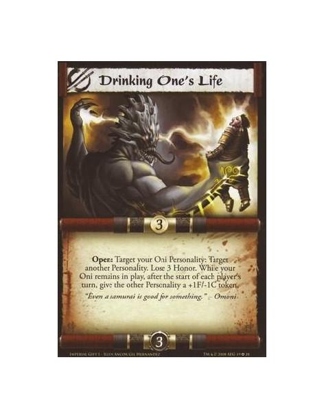 Drinking One's Life  - Open: Target your Oni Personality: Target another Personality. Lose 3 Honor. While your Oni remains in pl