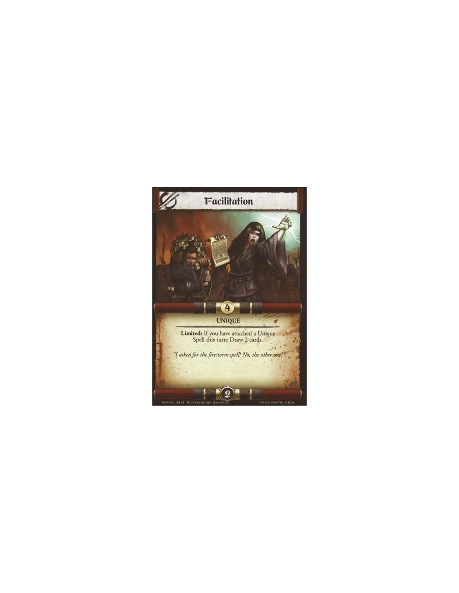 Facilitation  - Unique Limited: If you have attached a Unique Spell this turn: Draw 2 cards.