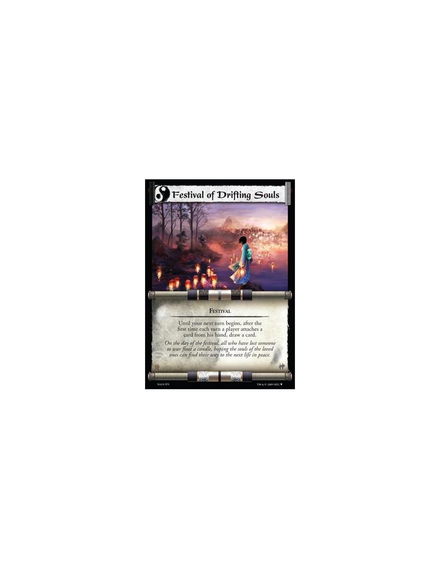 Festival of Drifting Souls  - Festival  Until your next turn begins, after the first time each turn a player attaches a card fro