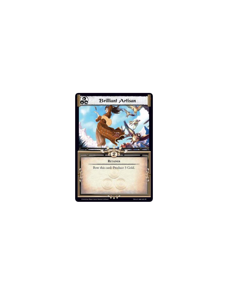 Brilliant Artisan  - RetainerBow this card: Produce 3 Gold.
