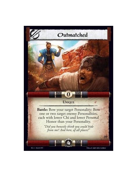 Outmatched  - Unique Battle: Bow your target Personality: Bow one or two target enemy Personalities, each with lower Chi and low