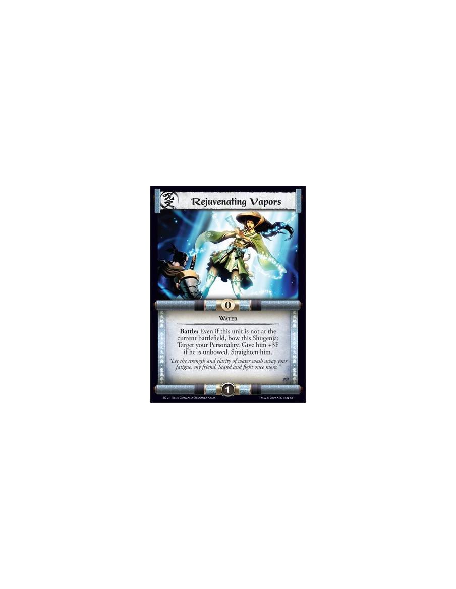 Rejuvenating Vapors  - Water Battle: Even if this unit is not at the current battlefield, bow this Shugenja: Target your Persona