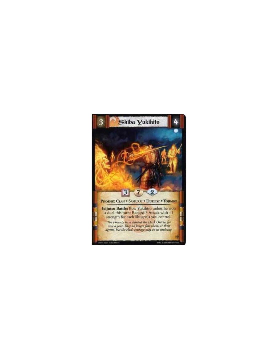 Shiba Yukihito  - Phoenix Clan • Samurai • Duelist • Yojimbo Iaijutsu Battle: Bow Yukihito unless he won a duel this turn: Range