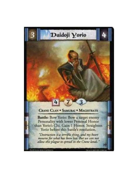 Daidoji Yorio  - Crane Clan • Samurai • Magistrate Battle: Bow Yorio: Bow a target enemy Personality with lower Personal Honor t