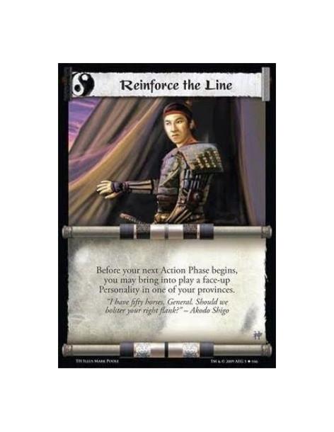 Reinforce the Line  - Before your next Action Phase begins, you may bring into play a face-up Personality in one of your provinc