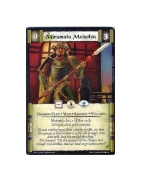 Mirumoto Meisetsu  - Dragon Clan • Void • Samurai • Vigilant Meisetsu has +1F for each Unique card you control.
