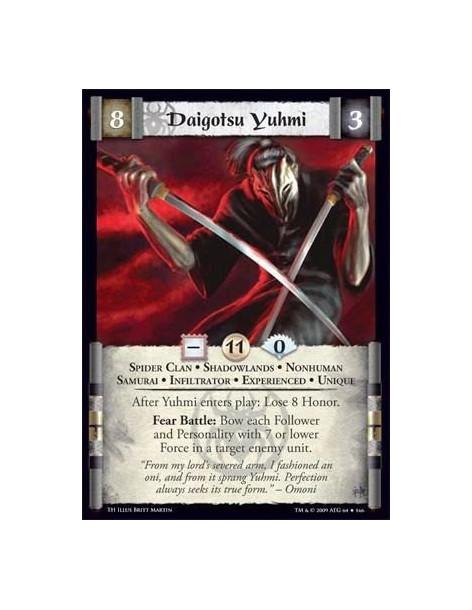 Daigotsu Yuhmi Exp  - Spider Clan • Shadowlands • Nonhuman • Samurai • Infiltrator • Experienced • Unique After Yuhmi enters pla