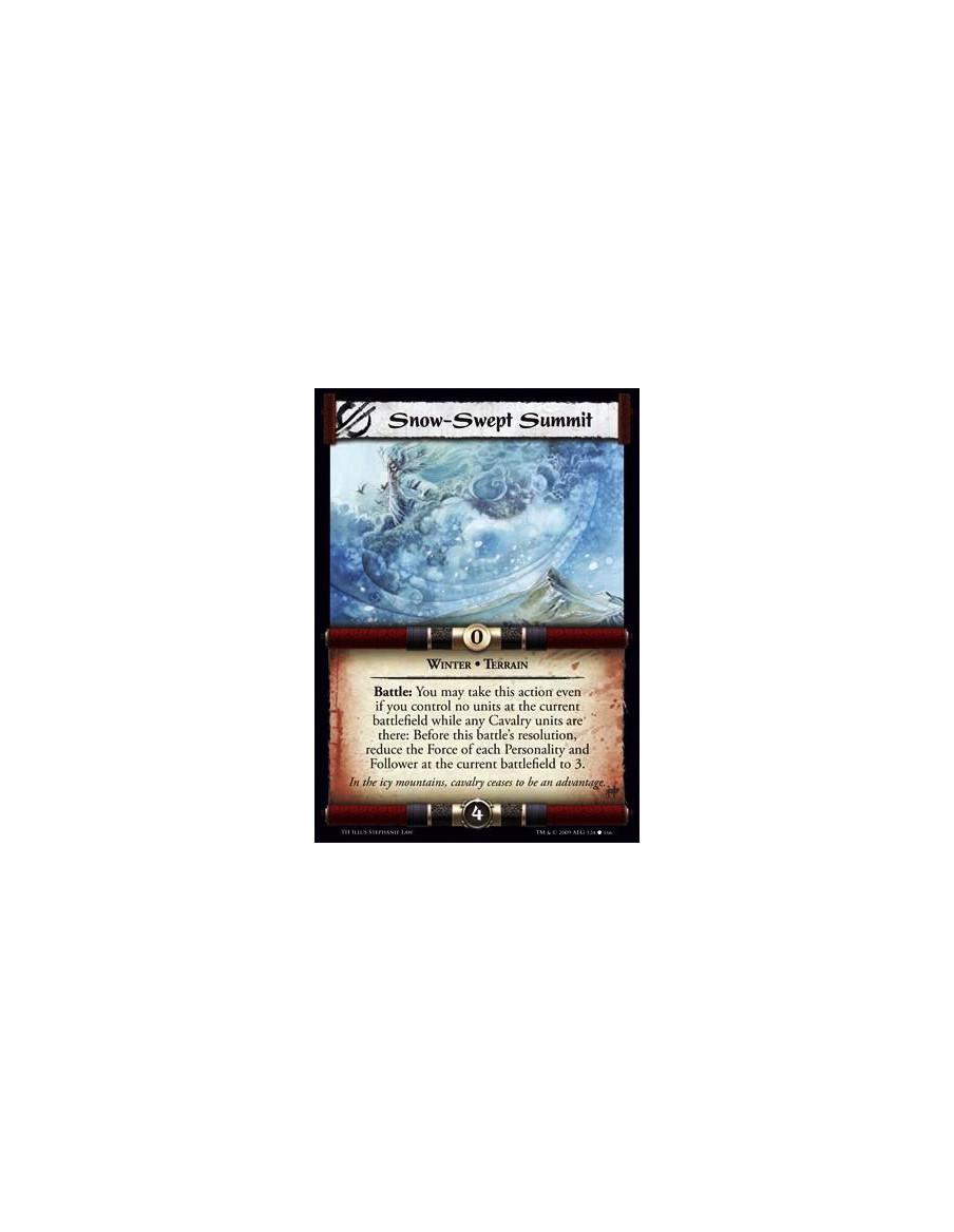Snow-Swept Summit  - Winter • Terrain Battle: You may take this action even if you control no units at the current battlefield w