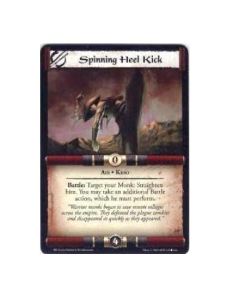 Spinning Heel Kick  - Air • Kiho Battle: Target your Monk: Straighten him. You may take an additional Battle action, which he mu