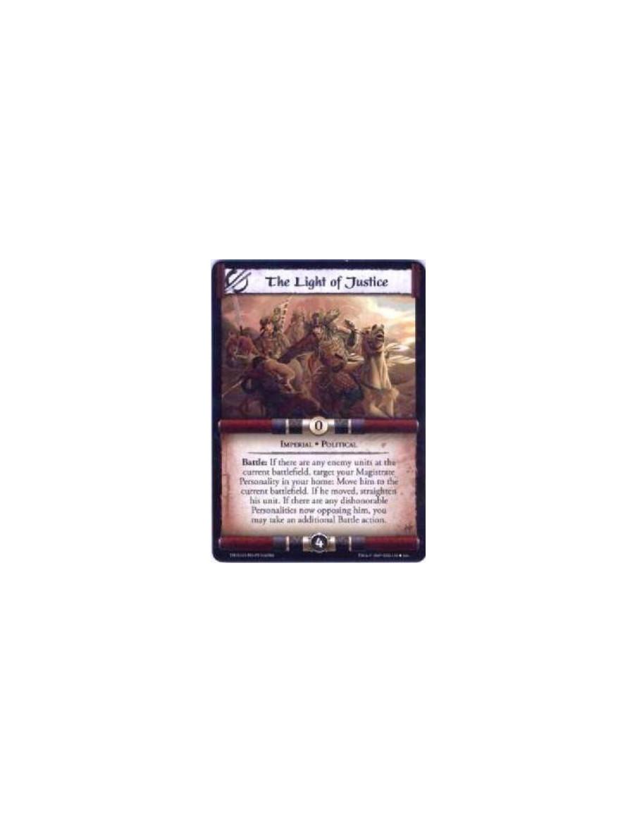 The Light of Justice  - Imperial • Political Battle: If there are any enemy units at the current battlefield, target your Magist