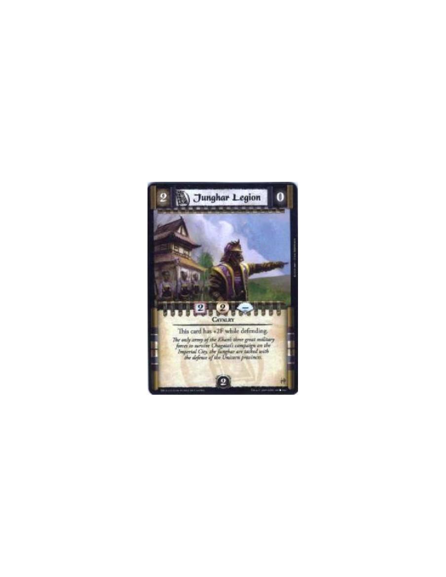 Junghar Legion  - Cavalry This card has +2F while defending.