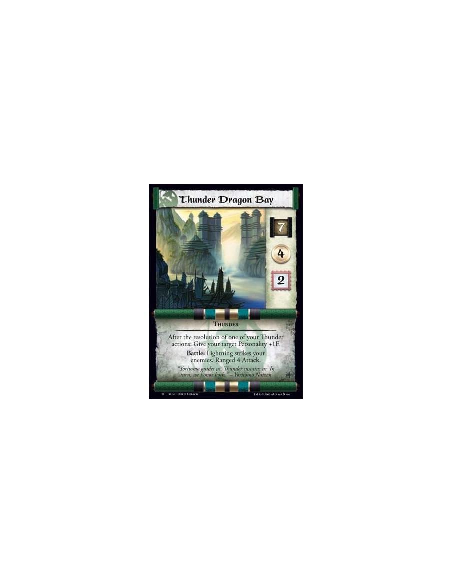 Thunder Dragon Bay (Español)  - Thunder After the resolution of one of your Thunder actions: Give your target Personality +1F. B