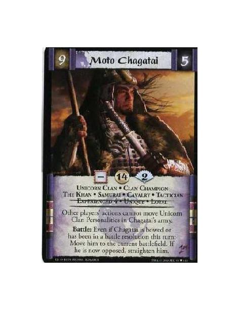 Moto Chagatai Exp4 (Idioma Español)  - Unicorn Clan • Clan Champion • The Khan • Samurai • Cavalry • Tactician • Experienced 4 •