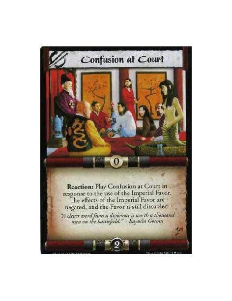 Confusion at Court  - Reaction: Play Confusion at Court in response to the use of the Imperial Favor. The effects of the Imperia