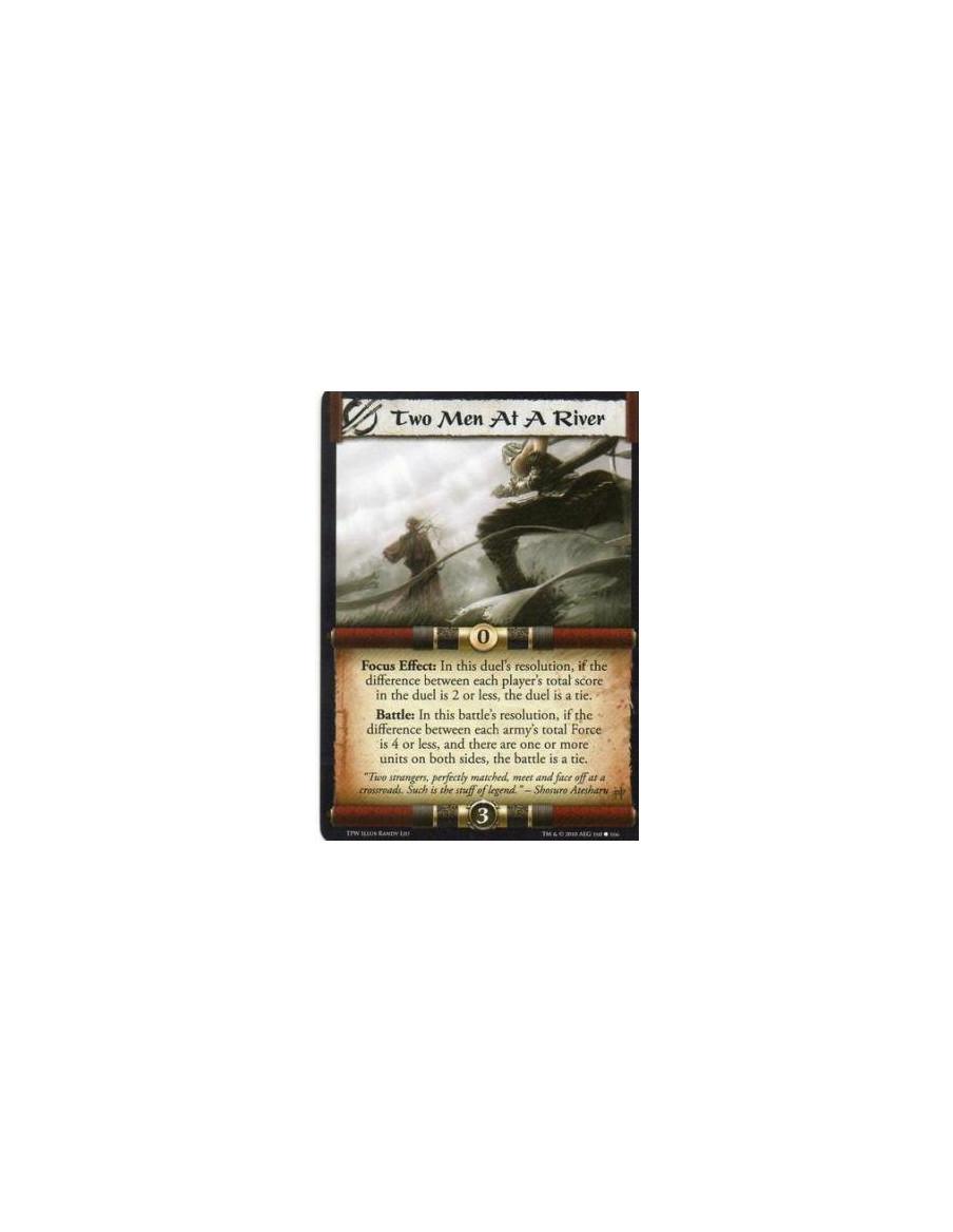 Two Men At A River  - Focus Effect: In this duel’s resolution, if the difference between each player’s total score in the duel i