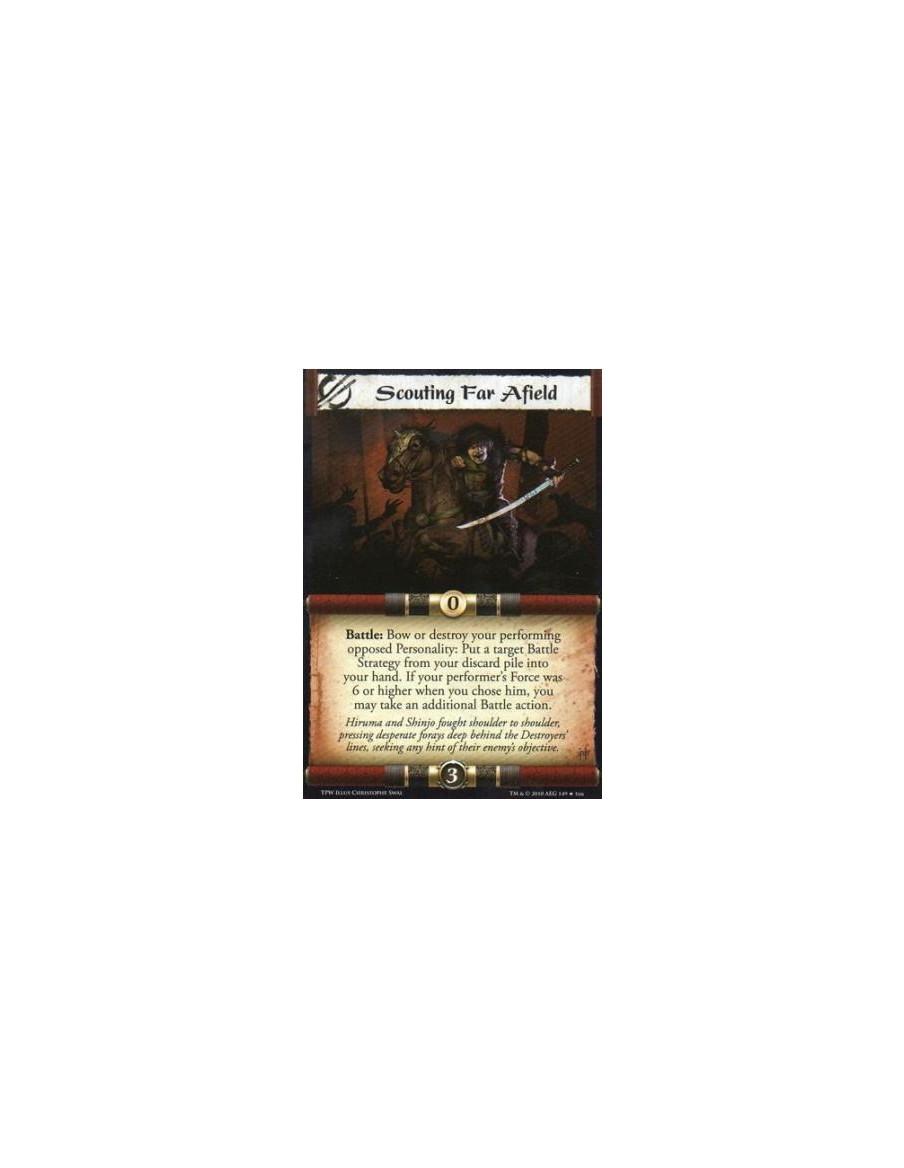 Scouting Far Afield (Spanish)  - Battle: Bow or destroy your performing opposed Personality: Put a target Battle Strategy from y