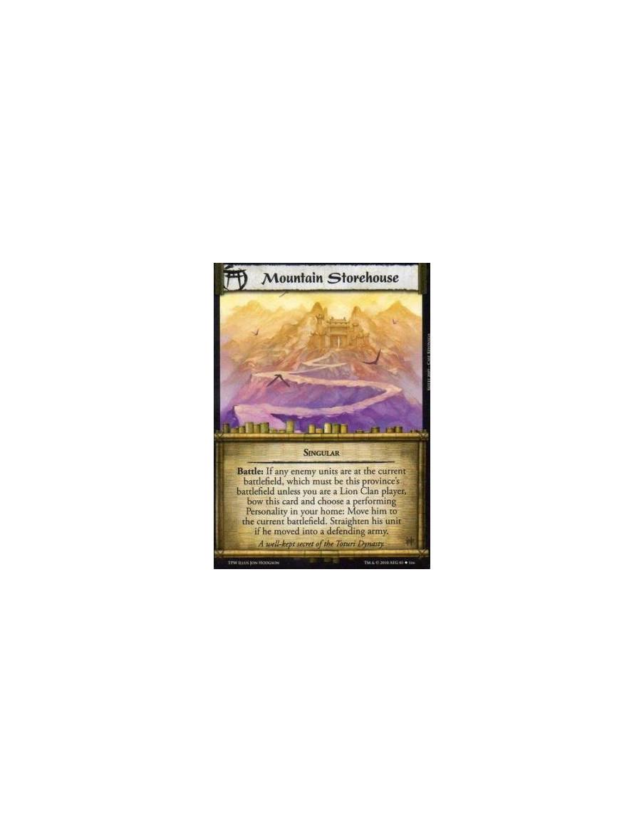 Mountain Storehouse  - Singular Battle: If any enemy units are at the current battlefield, which must be this province’s battlef