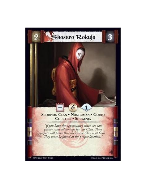 Shosuro Rokujo  - Scorpion Clan • Nonhuman • Goryo • Courtier • Shugenja