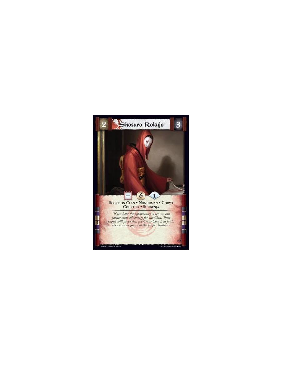 Shosuro Rokujo  - Scorpion Clan • Nonhuman • Goryo • Courtier • Shugenja