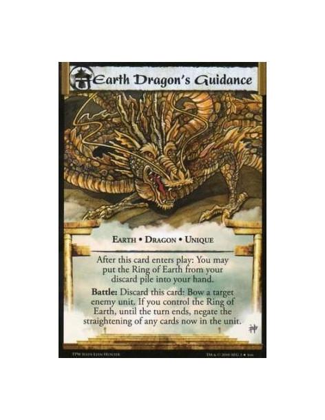 Earth Dragon's Guidance  - Earth • Dragon • Unique After this card enters play: You may put the Ring of Earth from your discard