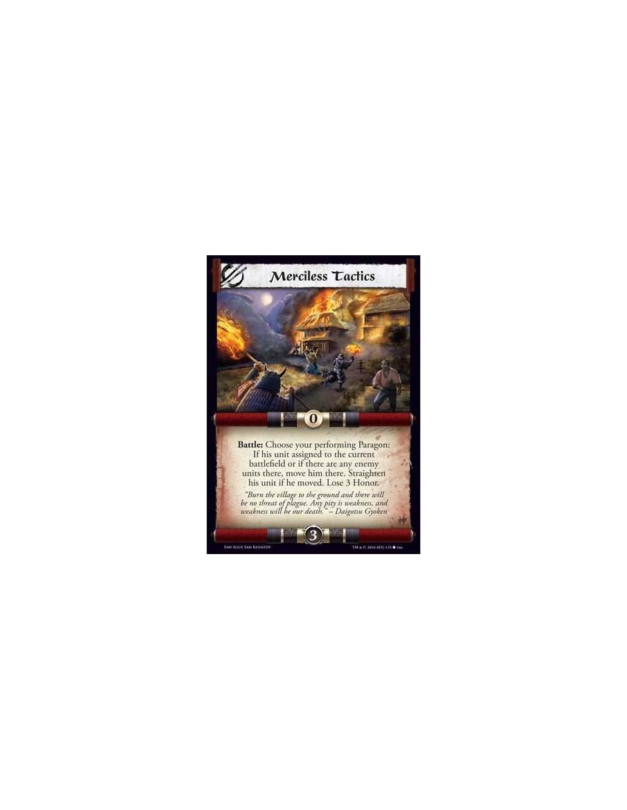 Merciless Tactics  - Battle: Choose your performing Paragon: If his unit assigned to the current battlefield or if there are any