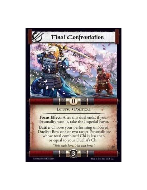 Final Confrontation  - Iaijutsu • Political Focus Effect: After this duel ends, if your Personality won it, take the Imperial Fa