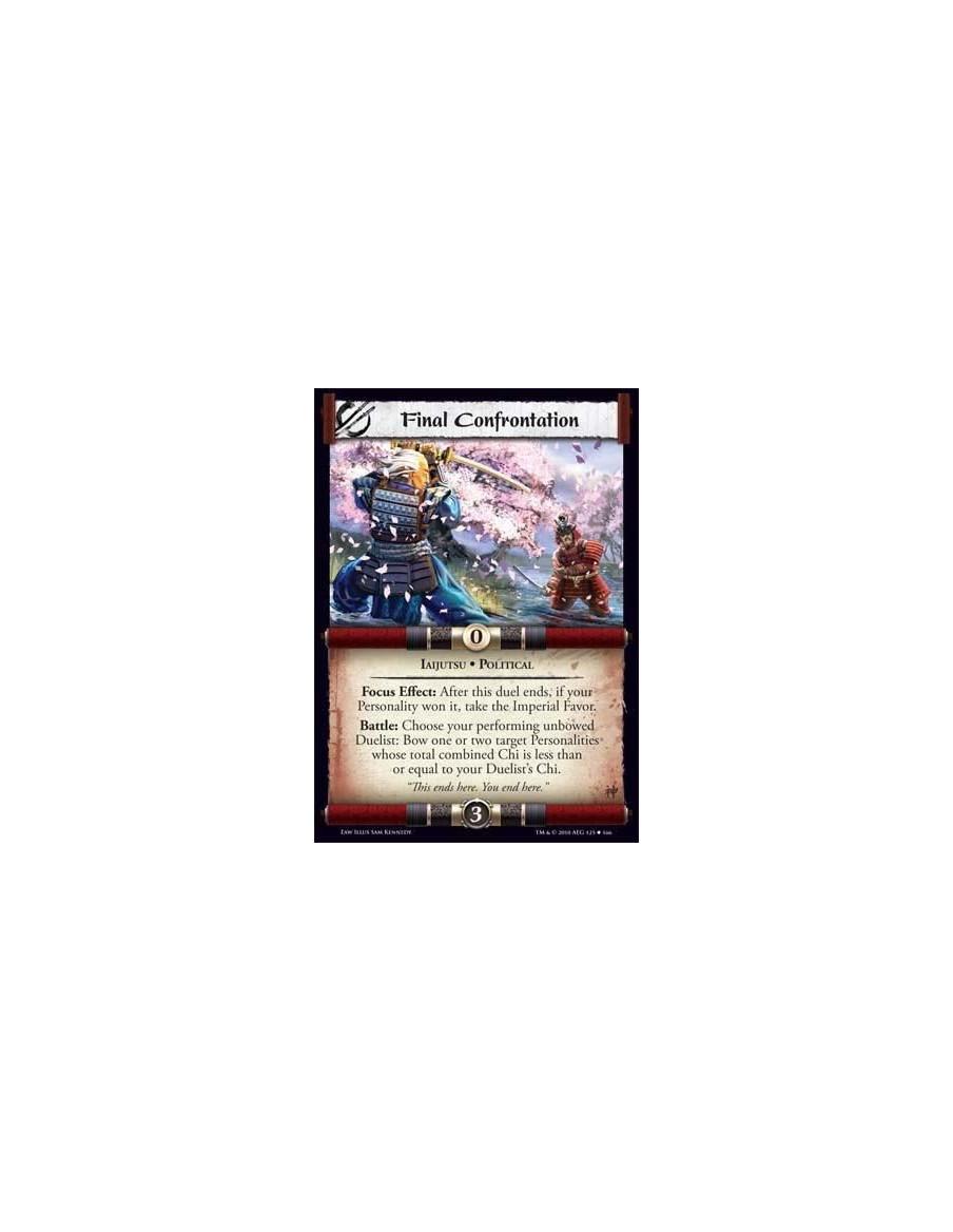 Final Confrontation  - Iaijutsu • Political Focus Effect: After this duel ends, if your Personality won it, take the Imperial Fa