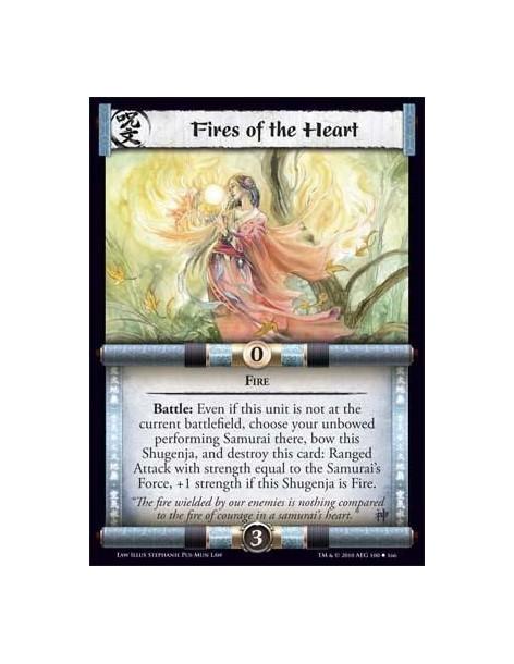 Fires of the Heart  - Fire Battle: Even if this unit is not at the current battlefield, choose your unbowed performing Samurai t