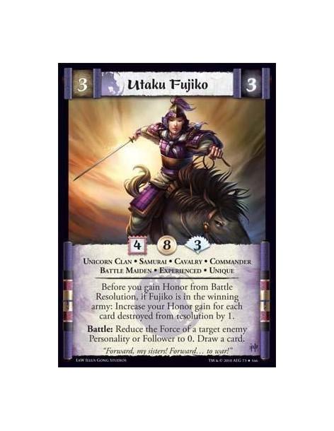 Utaku Fujiko Exp  - Unicorn Clan • Samurai • Cavalry • Commander • Battle Maiden • Experienced • Unique Before you gain Honor fr