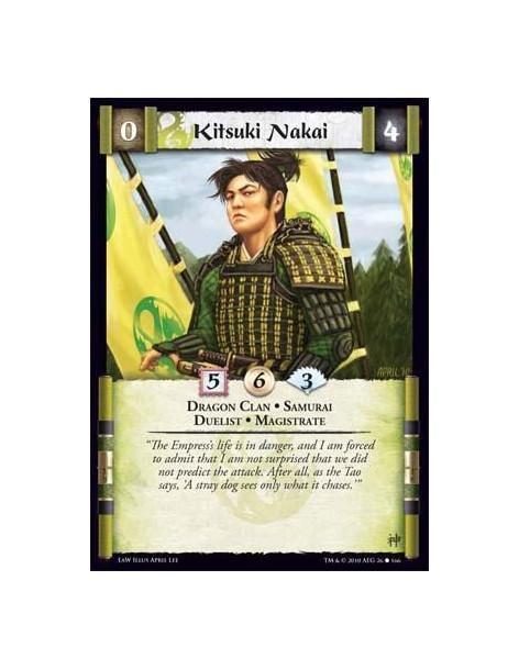 Kitsuki Nakai  - Dragon Clan • Samurai • Duelist • Magistrate