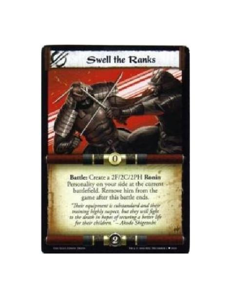 Swell the Ranks  - Battle: Choose your preforming unbowed Personality: Bow a target enemy Personality with fewer Sake Tokens tha
