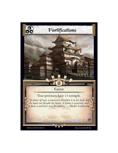Fortifications  - Castle  Your provinces have +1 strength.