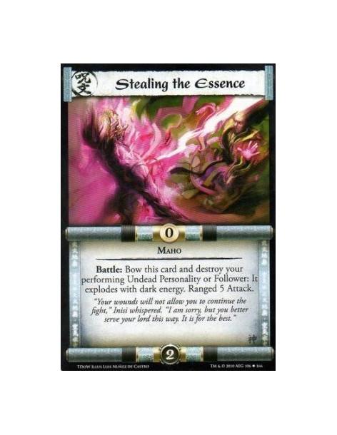 Stealing the Essence  - Maho Battle: Bow this card and destroy your performing Undead Personality or Follower: It explodes with 