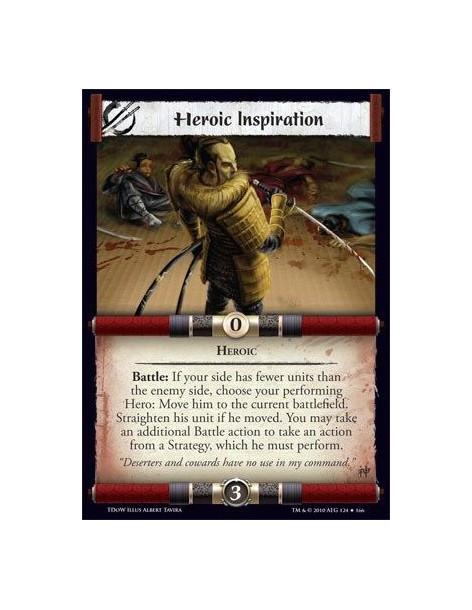 Heroic Inspiration  - Heroic Battle: If your side has fewer units than the enemy side, choose your performing Hero: Move him to