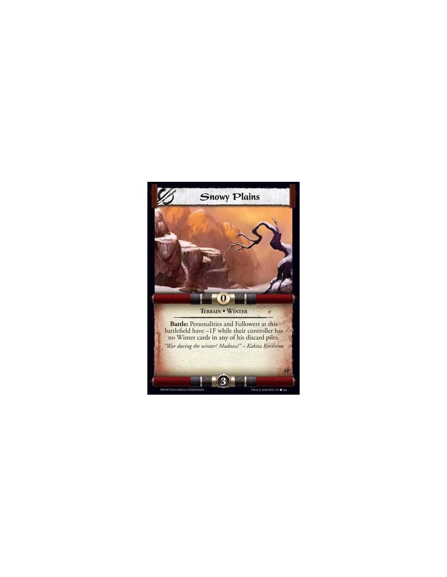Snowy Plains  - Terrain • Winter Battle: Personalities and Followers at this battlefield have -1F while their controller has no 