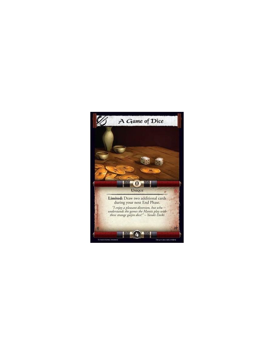 A Game of Dice  - UniqueLimited: Draw two additional cards during your next End Phase