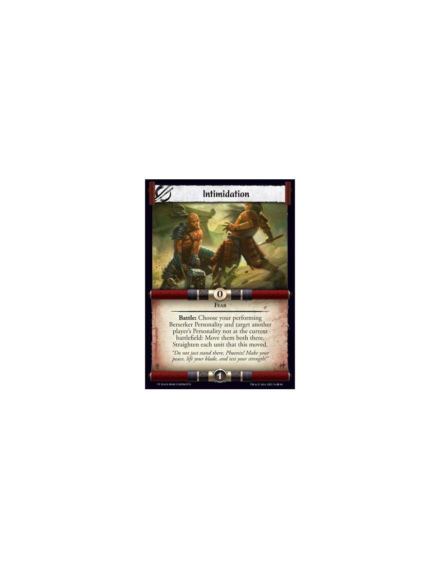 Intimidation  - FearBattle: Choose your performinng Berserker Personality and target another's player Personality not at the cur
