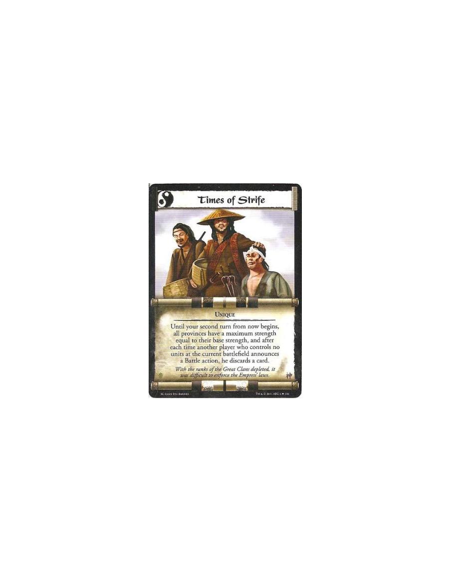 Times of Strife  - UniqueUntil your second turn from now begins, all provinces have a maximum strength equal to their base stren
