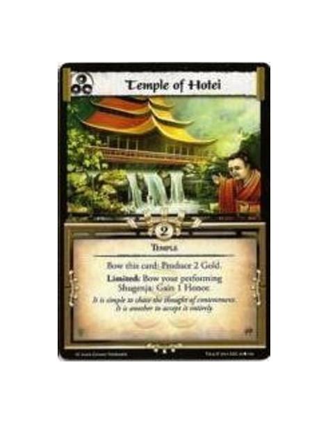 Temple of Hotei  - TempleBow this card: Produce 2 Gold. Limited: Bow your performing Shugenja: Gain 1 Honor.