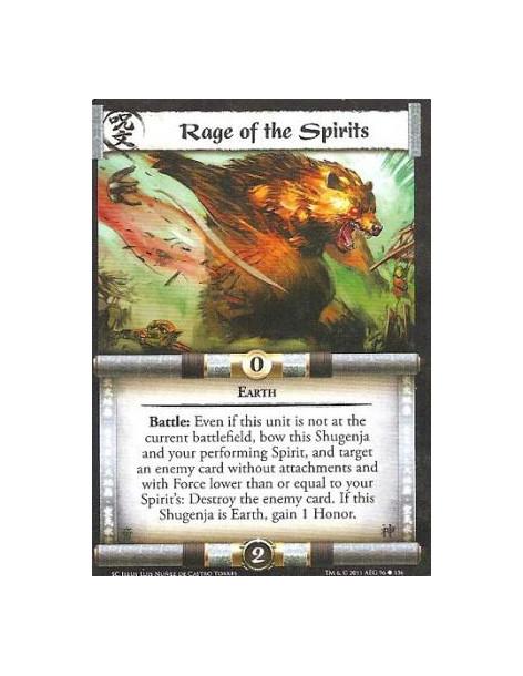 Rage of the Spirits  - EarthBattle: Even if this unit is not at the current battlefield, bow this Shugenja and your performing S