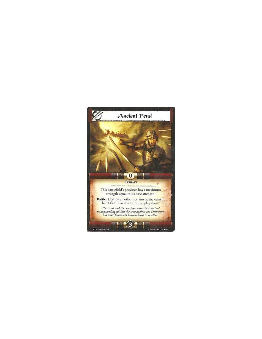 Ancient Feud (Español)  - TerrainThis battlefield’s province has a maximum strength equal to its base strength. Battle: Destroy 
