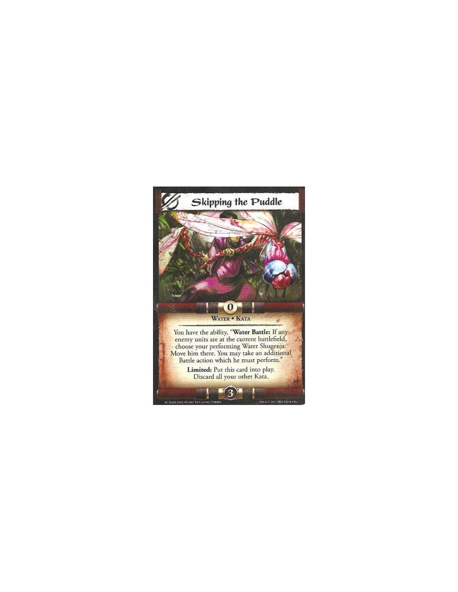 Skipping the Puddle  - Water • KataYou have the ability, “Water Battle: If any enemy units are at the current battlefield, choos