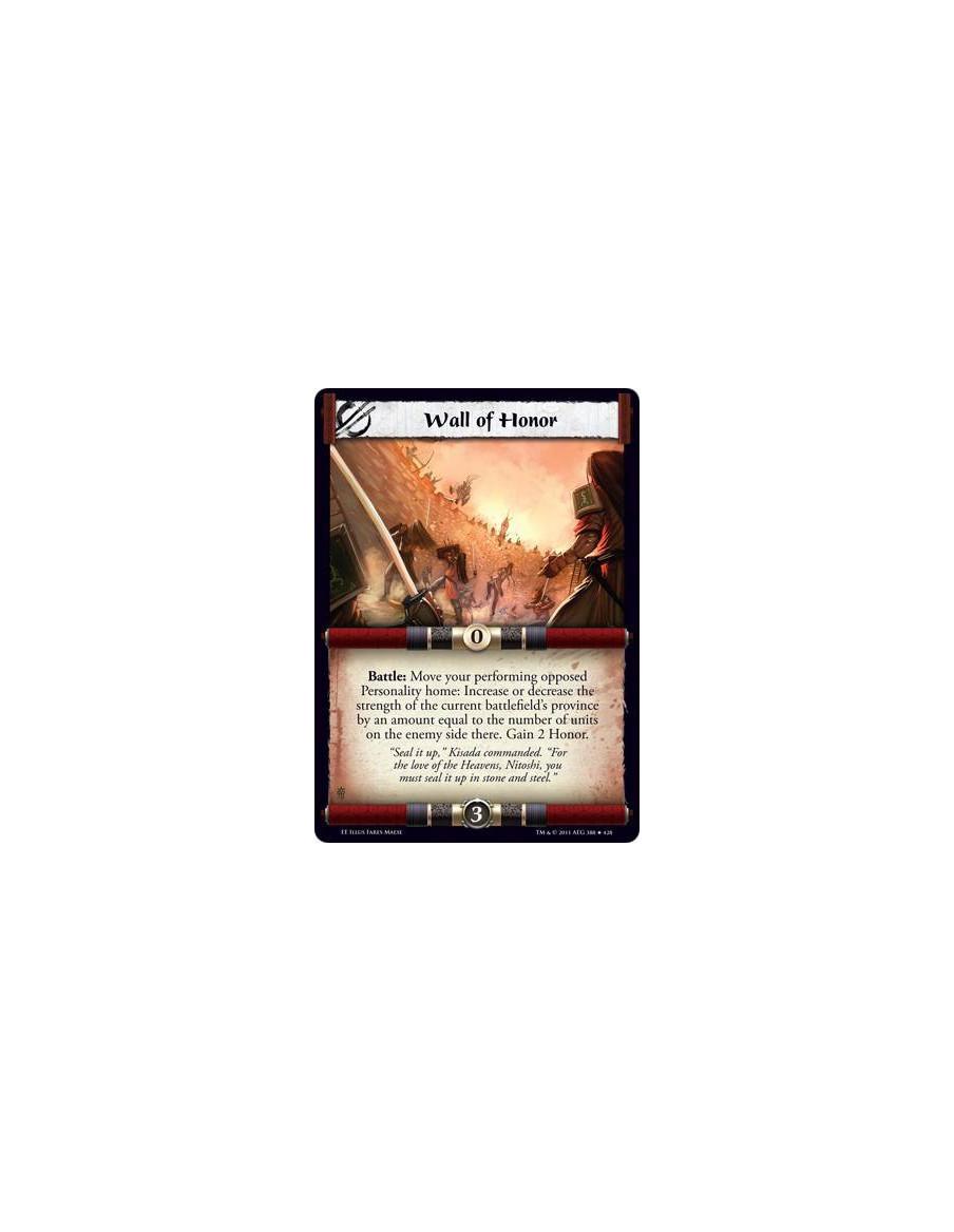 Wall of Honor  - Battle: Move your performing opposed Personality home: Increase or decrease the strength of the current battlef