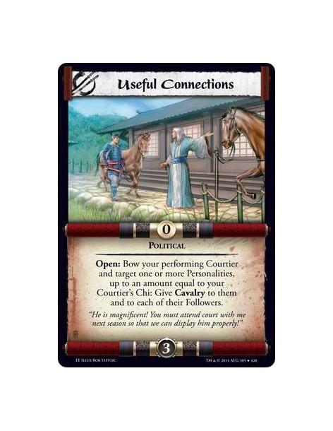 Useful Connections  - PoliticalOpen: Bow your performing Courtier and target one or more Personalities, up to an amount equal to