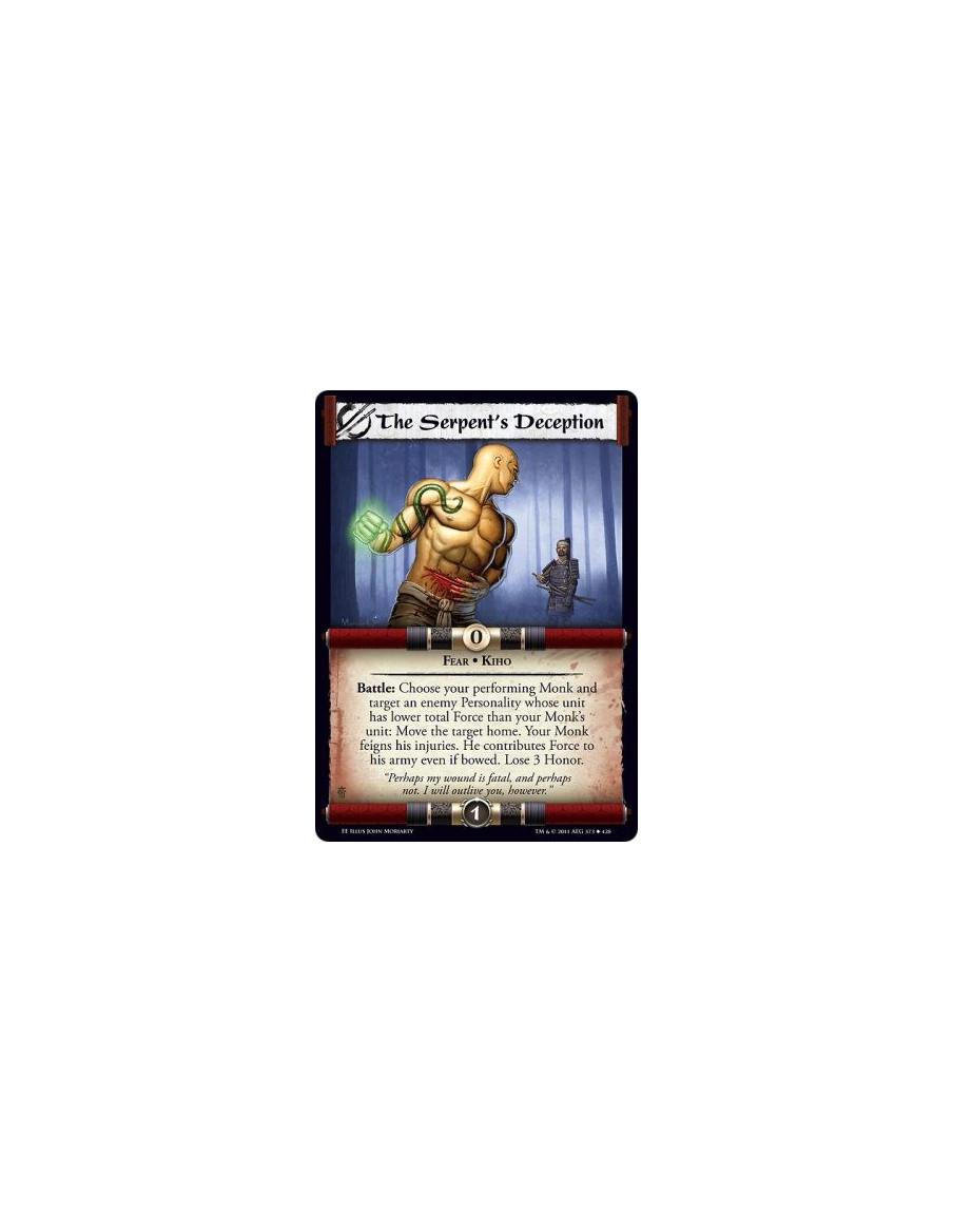 The Serpent's Deception  - Fear • KihoBattle: Choose your performing Monk and target an enemy Personality whose unit has lower t