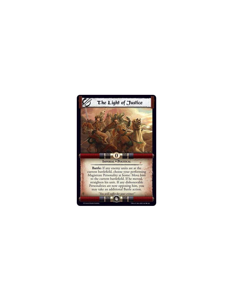 The Light of Justice  - Imperial • PoliticalBattle: If any enemy units are at the current battlefield, choose your performing Ma