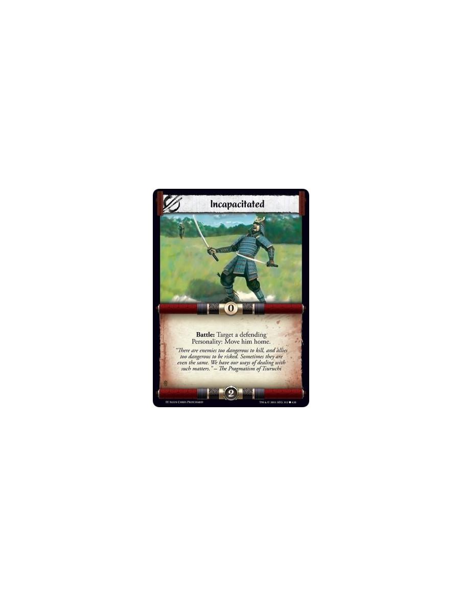 Incapacitated  - Battle: Target a defending Personality: Move him home.