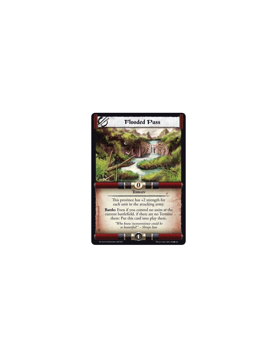 Flooded Pass  - TerrainThis province has +2 strength for each unit in the attacking army. Battle: Even if you control no units a