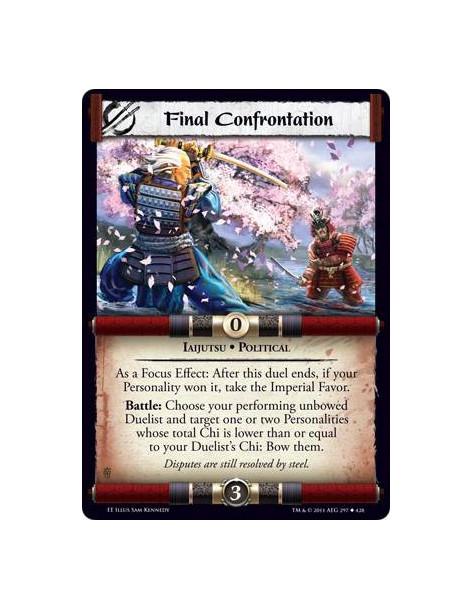 Final Confrontation  - Iaijutsu • PoliticalAs a Focus Effect: After this duel ends, if your Personality won it, take the Imperia